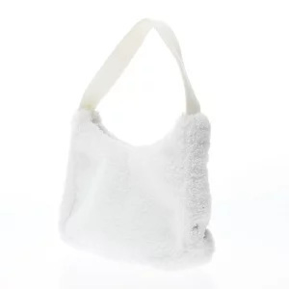 Prada Bag Terry White Handbag Black Edition